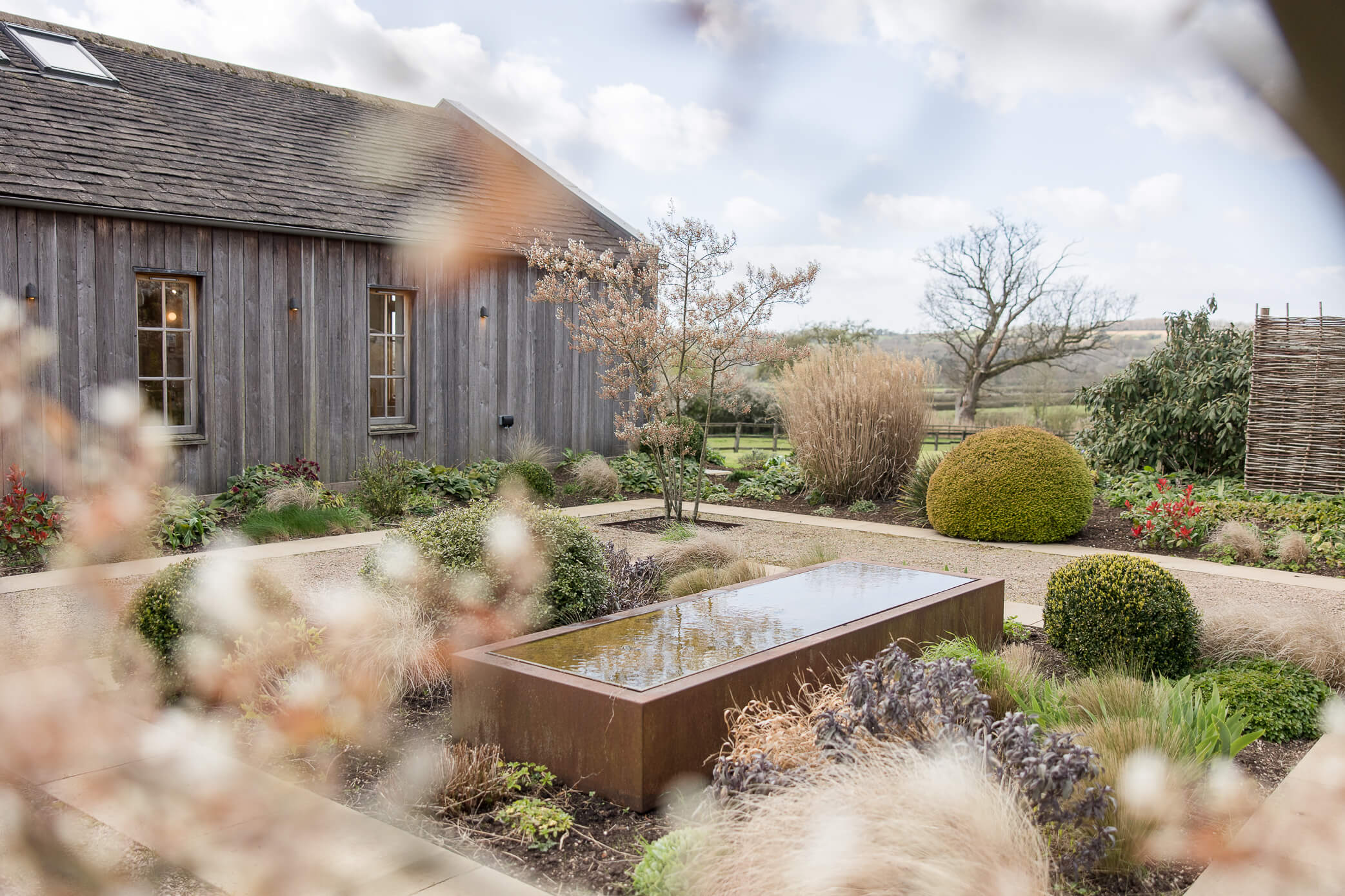 The Terrace, which hosts the canapes and drinks reception at a wedding